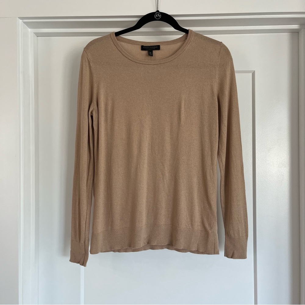 Banana Republic Silk Cashmere Crewneck Sweater